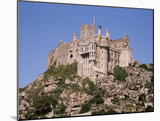 Castle Dating from the 14th Century, St. Michael's Mount, Cornwall, England, United Kingdom-Ken Gillham-Mounted Photographic Print