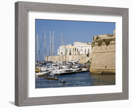 Castle, Gallipoli, Lecce Province, Puglia, Italy, Europe-Marco Cristofori-Framed Photographic Print