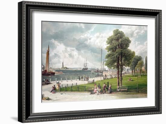 Castle Garden, New York-null-Framed Giclee Print