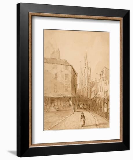 Castle Garth, Newcastle Upon Tyne-Thomas Miles Richardson-Framed Giclee Print