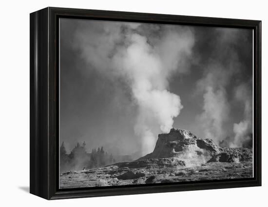 Castle Geyser Cove Yellowstone National Park Wyoming, Geology, Geological 1933-1942-Ansel Adams-Framed Stretched Canvas