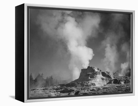 Castle Geyser Cove Yellowstone National Park Wyoming, Geology, Geological 1933-1942-Ansel Adams-Framed Stretched Canvas