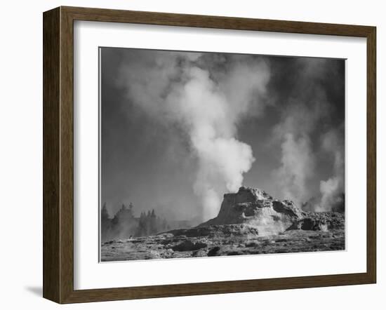 Castle Geyser Cove Yellowstone National Park Wyoming, Geology, Geological 1933-1942-Ansel Adams-Framed Art Print