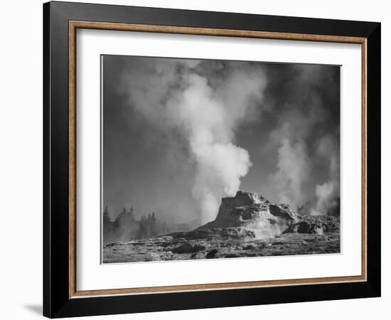 Castle Geyser Cove Yellowstone National Park Wyoming, Geology, Geological 1933-1942-Ansel Adams-Framed Art Print