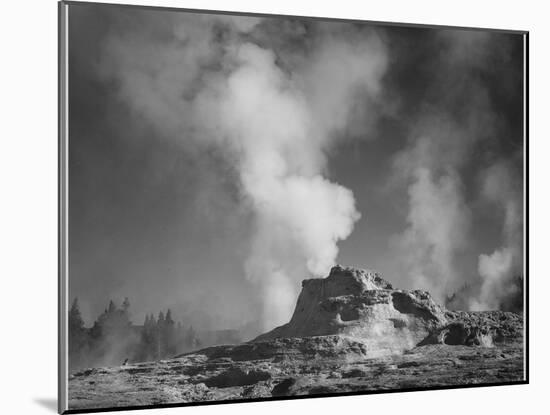 Castle Geyser Cove Yellowstone National Park Wyoming, Geology, Geological 1933-1942-Ansel Adams-Mounted Art Print
