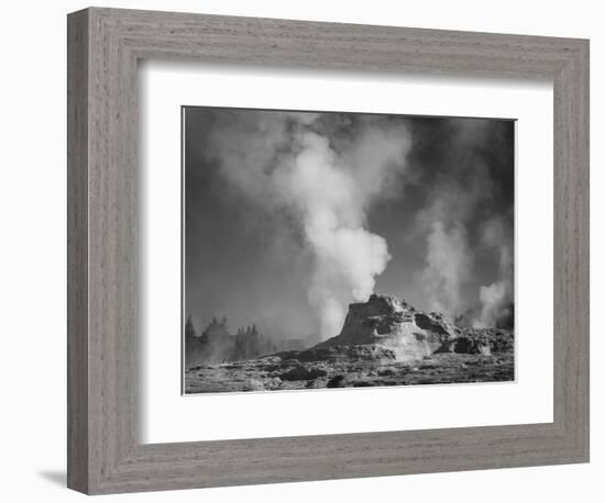 Castle Geyser Cove Yellowstone National Park Wyoming, Geology, Geological 1933-1942-Ansel Adams-Framed Premium Giclee Print