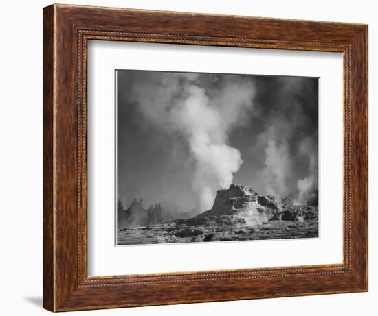 Castle Geyser Cove Yellowstone National Park Wyoming, Geology, Geological 1933-1942-Ansel Adams-Framed Premium Giclee Print