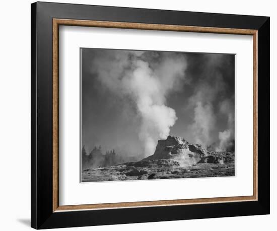 Castle Geyser Cove Yellowstone National Park Wyoming, Geology, Geological 1933-1942-Ansel Adams-Framed Premium Giclee Print