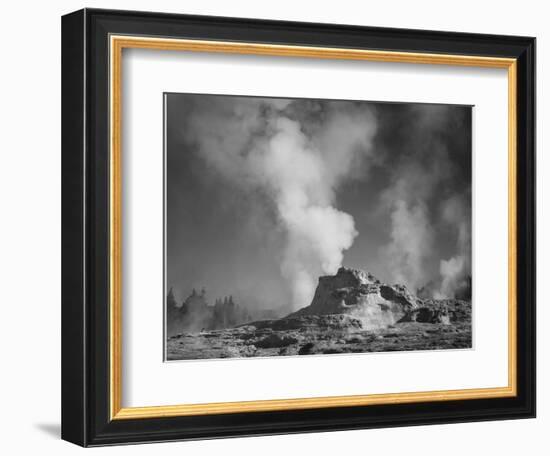 Castle Geyser Cove Yellowstone National Park Wyoming, Geology, Geological 1933-1942-Ansel Adams-Framed Premium Giclee Print