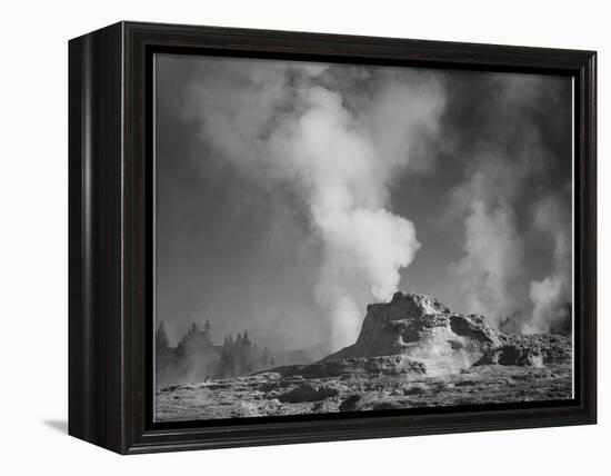 Castle Geyser Cove Yellowstone National Park Wyoming, Geology, Geological 1933-1942-Ansel Adams-Framed Stretched Canvas