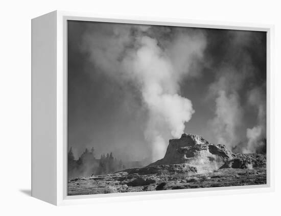 Castle Geyser Cove Yellowstone National Park Wyoming, Geology, Geological 1933-1942-Ansel Adams-Framed Stretched Canvas