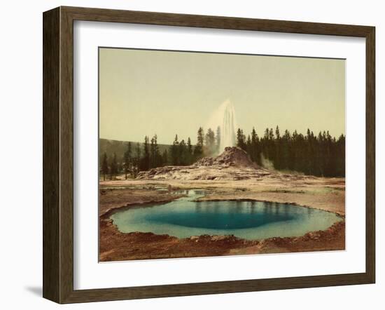 Castle Geyser, Yellowstone National Park, c.1898-American Photographer-Framed Photographic Print