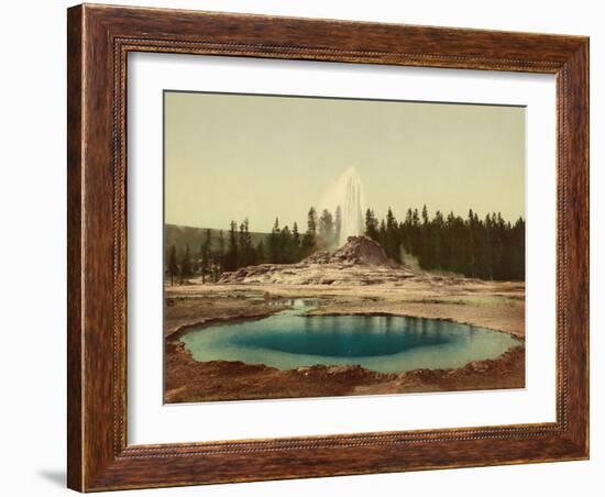 Castle Geyser, Yellowstone National Park, c.1898-American Photographer-Framed Photographic Print