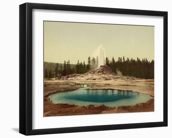 Castle Geyser, Yellowstone National Park, c.1898-American Photographer-Framed Photographic Print