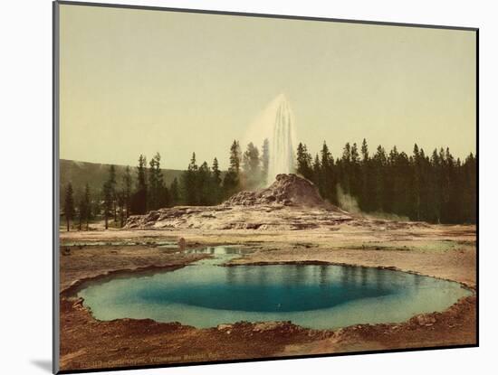 Castle Geyser, Yellowstone National Park, c.1898-American Photographer-Mounted Photographic Print