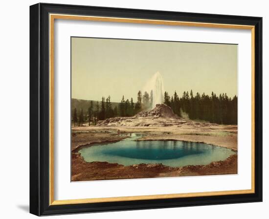 Castle Geyser, Yellowstone National Park, c.1898-American Photographer-Framed Photographic Print