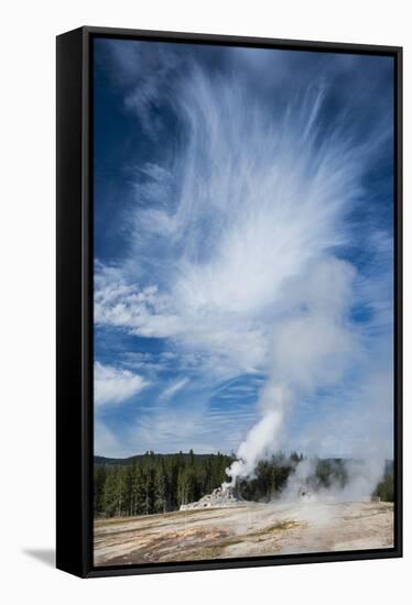 Castle Geyser,Yellowstone National Park-Bryan Jolley-Framed Stretched Canvas