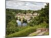 Castle Grounds Looking Toward Knaresborough Viaduct and River Nidd, Yorkshire, England-Mark Sunderland-Mounted Photographic Print