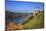 Castle Gutenfels High Above the Rhine, Autumn, on the Bottom Left the Town Kaub-Uwe Steffens-Mounted Photographic Print