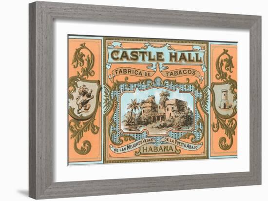 Castle Hall, Cuban Tobacco Factory-null-Framed Art Print