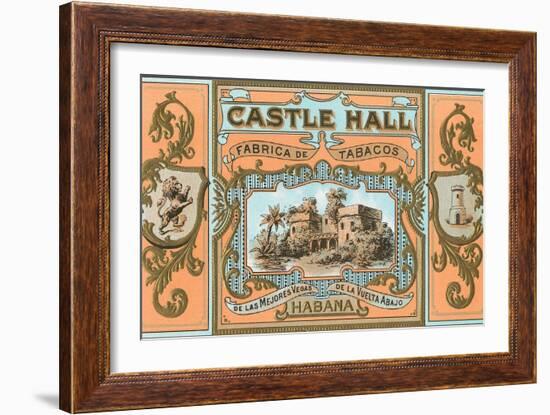 Castle Hall, Cuban Tobacco Factory-null-Framed Art Print