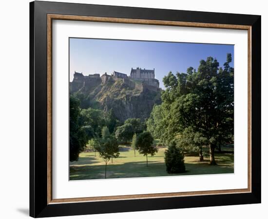 Castle Hill, Basalt Core of an Extinct Volcano, Edinburgh, Scotland, United Kingdom, Europe-Patrick Dieudonne-Framed Photographic Print