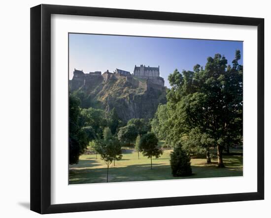 Castle Hill, Basalt Core of an Extinct Volcano, Edinburgh, Scotland, United Kingdom, Europe-Patrick Dieudonne-Framed Photographic Print