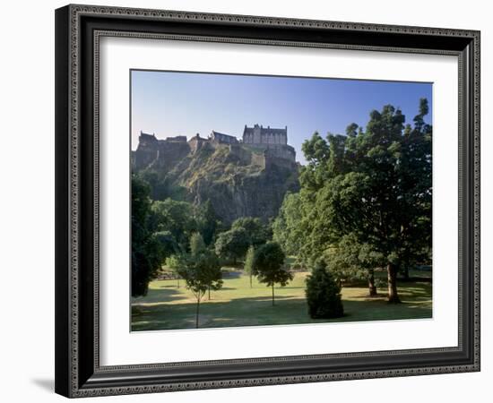 Castle Hill, Basalt Core of an Extinct Volcano, Edinburgh, Scotland, United Kingdom, Europe-Patrick Dieudonne-Framed Photographic Print