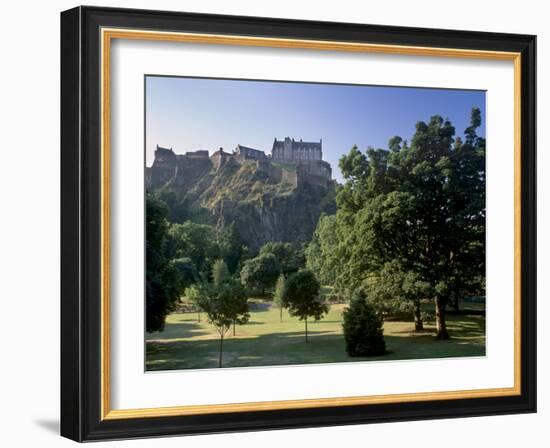 Castle Hill, Basalt Core of an Extinct Volcano, Edinburgh, Scotland, United Kingdom, Europe-Patrick Dieudonne-Framed Photographic Print