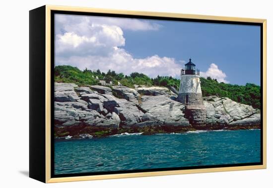 Castle Hill Lighthouse, Newport, RI-George Oze-Framed Premier Image Canvas