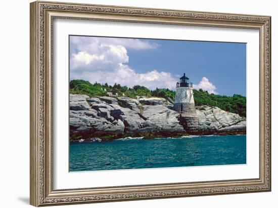 Castle Hill Lighthouse, Newport, RI-George Oze-Framed Photographic Print