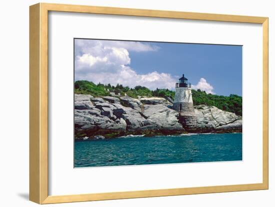 Castle Hill Lighthouse, Newport, RI-George Oze-Framed Photographic Print