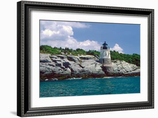Castle Hill Lighthouse, Newport, RI-George Oze-Framed Photographic Print