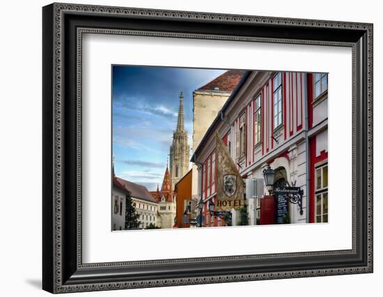 Castle Hill Street Scene I Budapest, Hungary-George Oze-Framed Photographic Print