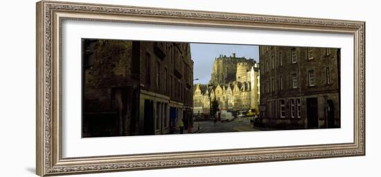 Castle in a City, Edinburgh Castle, Edinburgh, Scotland-null-Framed Photographic Print