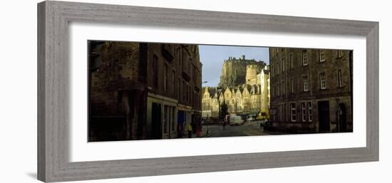 Castle in a City, Edinburgh Castle, Edinburgh, Scotland-null-Framed Photographic Print