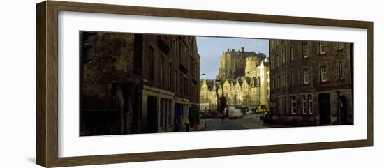 Castle in a City, Edinburgh Castle, Edinburgh, Scotland-null-Framed Photographic Print