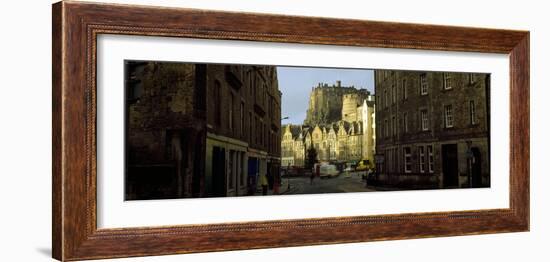 Castle in a City, Edinburgh Castle, Edinburgh, Scotland-null-Framed Photographic Print