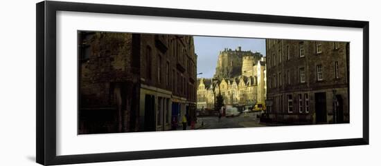 Castle in a City, Edinburgh Castle, Edinburgh, Scotland-null-Framed Photographic Print