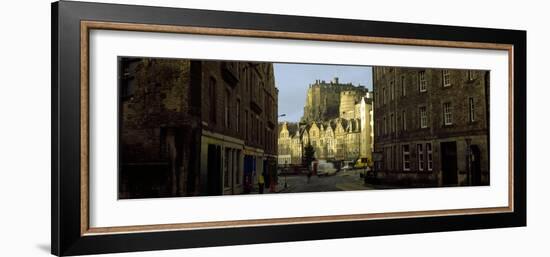 Castle in a City, Edinburgh Castle, Edinburgh, Scotland-null-Framed Photographic Print