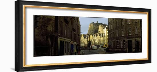 Castle in a City, Edinburgh Castle, Edinburgh, Scotland-null-Framed Photographic Print