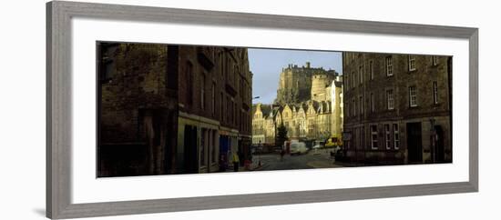 Castle in a City, Edinburgh Castle, Edinburgh, Scotland-null-Framed Photographic Print