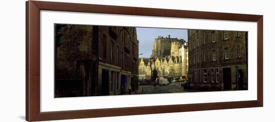 Castle in a City, Edinburgh Castle, Edinburgh, Scotland-null-Framed Photographic Print