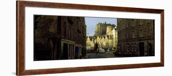 Castle in a City, Edinburgh Castle, Edinburgh, Scotland-null-Framed Photographic Print