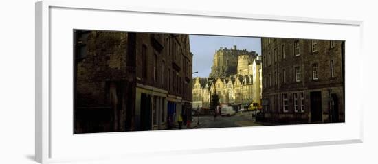 Castle in a City, Edinburgh Castle, Edinburgh, Scotland-null-Framed Photographic Print