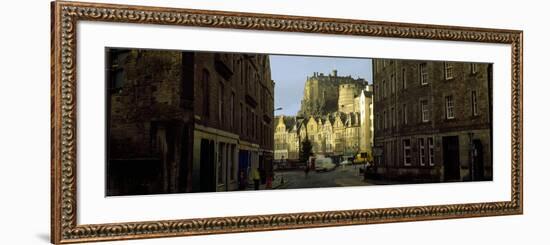 Castle in a City, Edinburgh Castle, Edinburgh, Scotland-null-Framed Photographic Print
