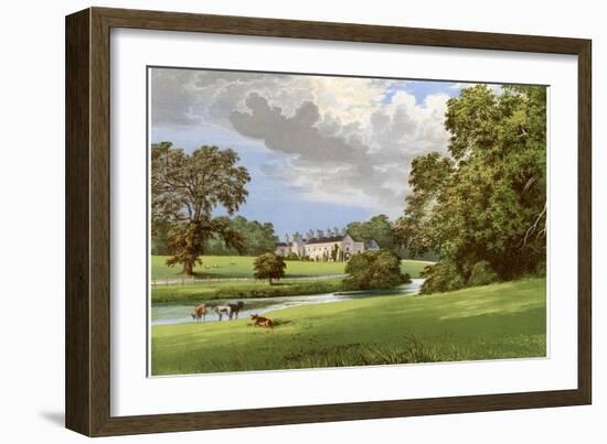 Castle Macgarrett, County Mayo, Ireland, Home of Lord Oranmore, C1880-Benjamin Fawcett-Framed Giclee Print