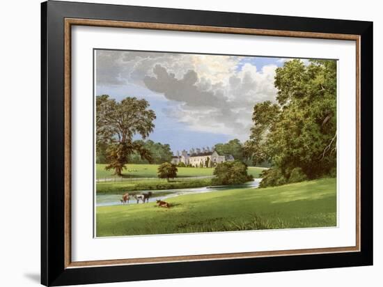 Castle Macgarrett, County Mayo, Ireland, Home of Lord Oranmore, C1880-Benjamin Fawcett-Framed Giclee Print