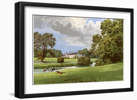 Castle Macgarrett, County Mayo, Ireland, Home of Lord Oranmore, C1880-Benjamin Fawcett-Framed Giclee Print