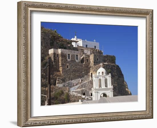 Castle, Mandraki, Nissyros, Dodecanese, Greek Islands, Greece, Europe-Ken Gillham-Framed Photographic Print